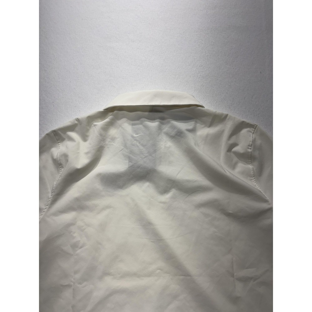 Pittsburgh Steelers Polo Shirt Mens Medium White NFL Football Nike Dri Fit - Picture 15 of 16